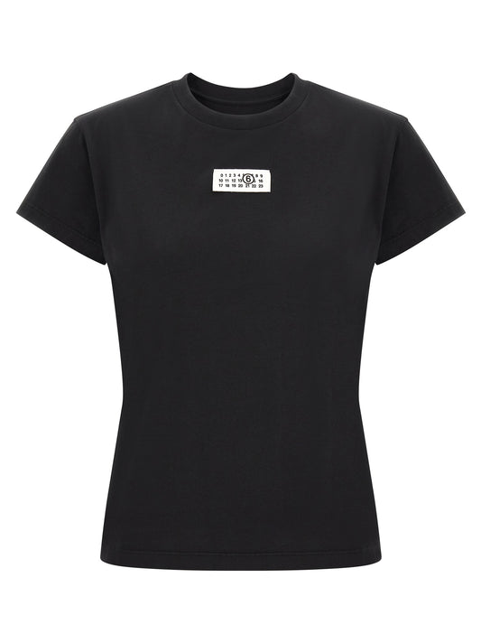 MM6 Maison Margiela Black Cotton T-Shirt