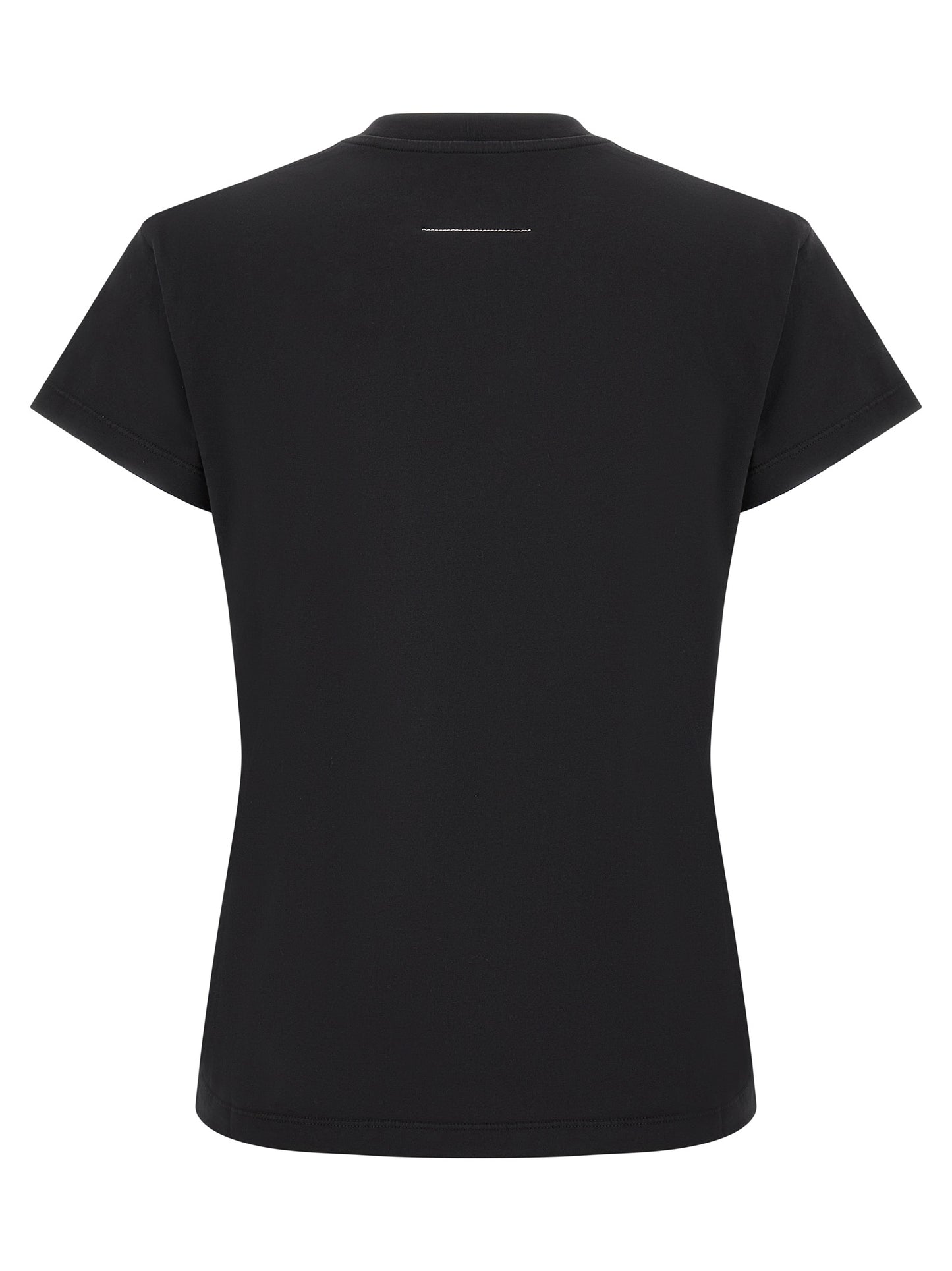 MM6 Maison Margiela Black Cotton T-Shirt