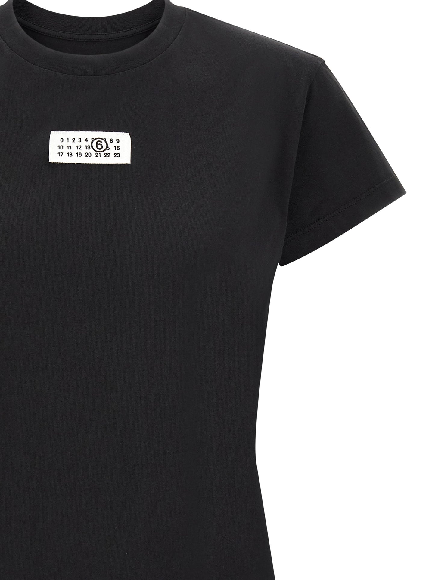 MM6 Maison Margiela Black Cotton T-Shirt