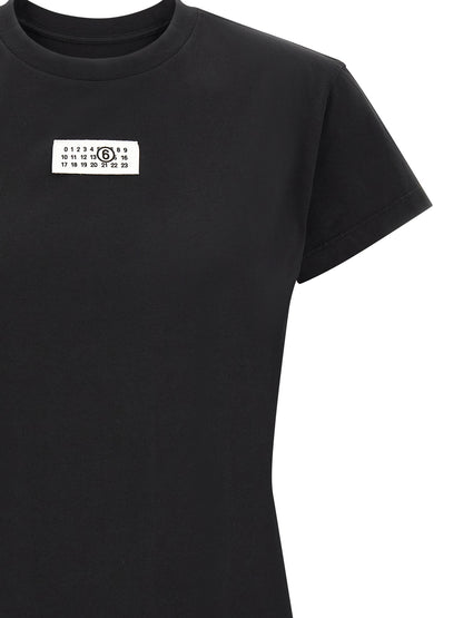 MM6 Maison Margiela Black Cotton T-Shirt