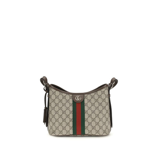 Small Shoulder Handbag by Gucci for women in leather beige & gold features a refined silhouette, showcasing a secure magnetic, organized , and versatile shoulder-strap & adjustable-strap for a refined finish.