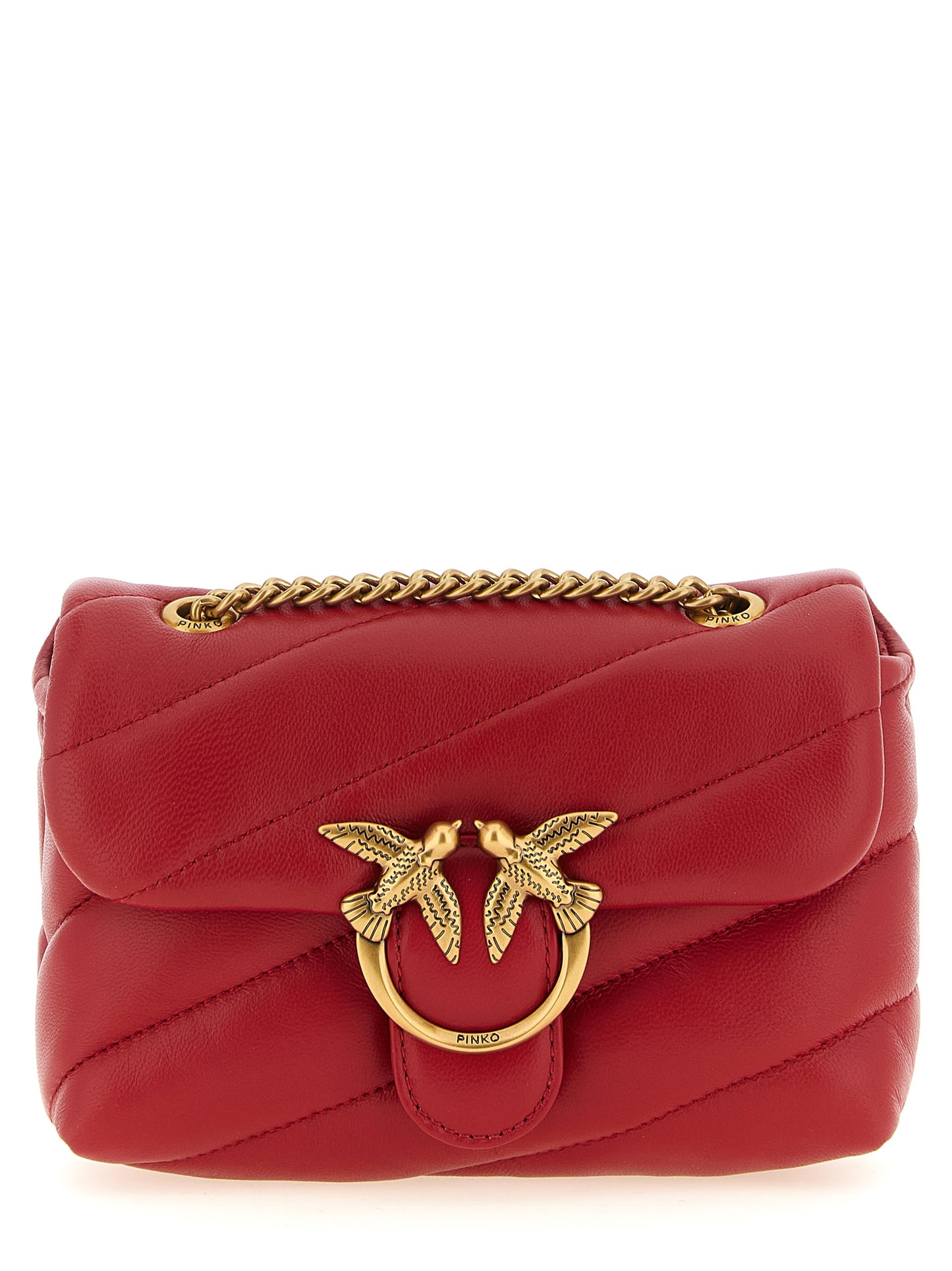 PINKO Multicolor Lamb Leather Crossbody Bag