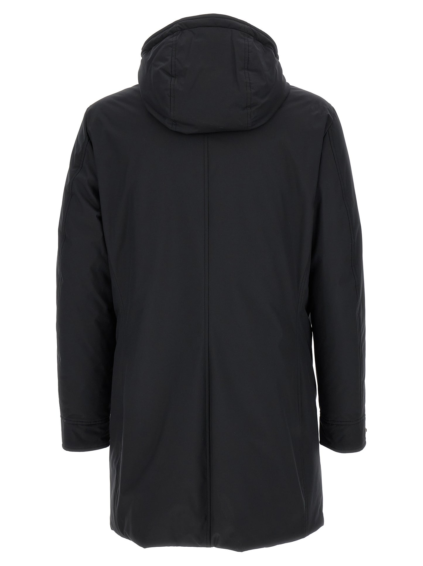 MooRER Blue Wool Parka