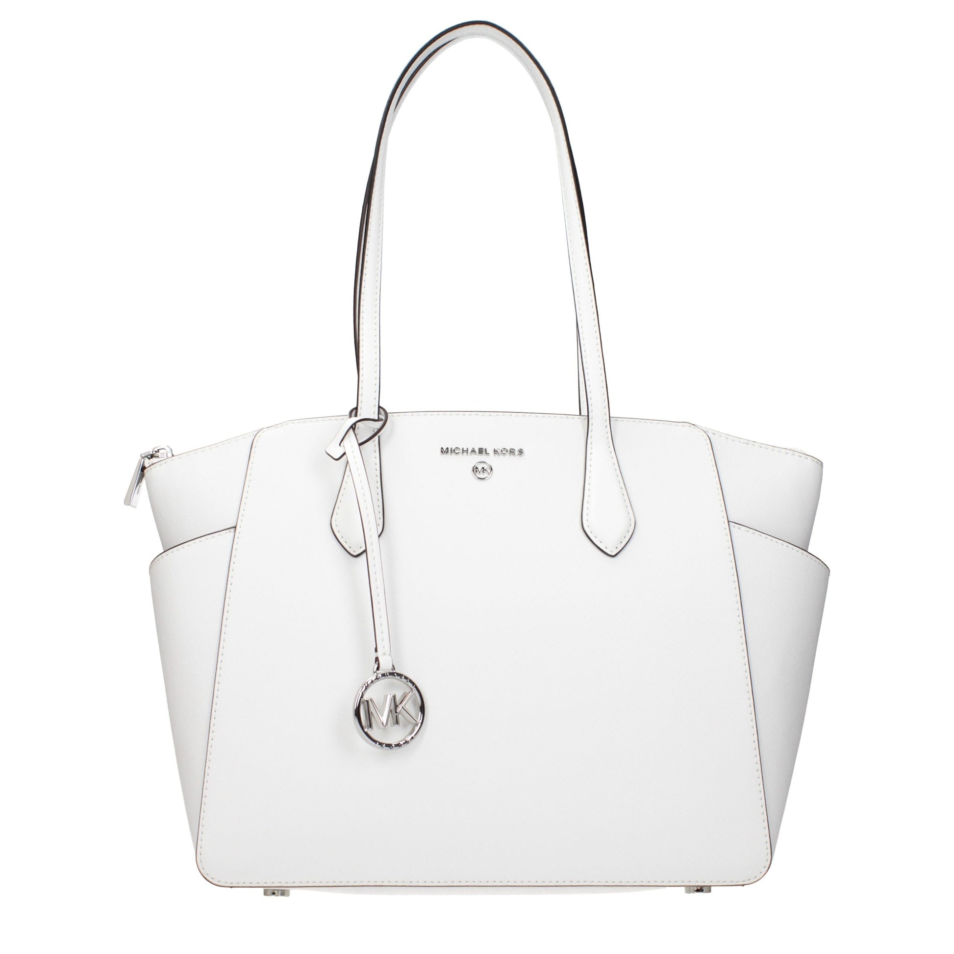 Shoulder Bag by Michael Kors for women in leather white features a effortless chic silhouette with a secure , ample , and versatile shoulder-strap for a effortless chic finish.
