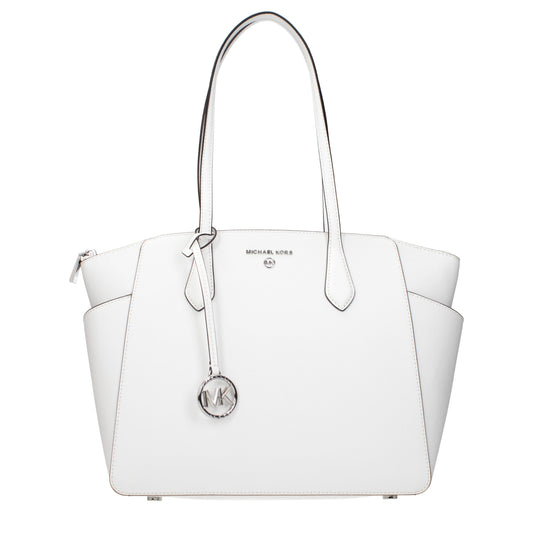 Shoulder Bag by Michael Kors for women in leather white features a effortless chic silhouette with a secure , ample , and versatile shoulder-strap for a effortless chic finish.