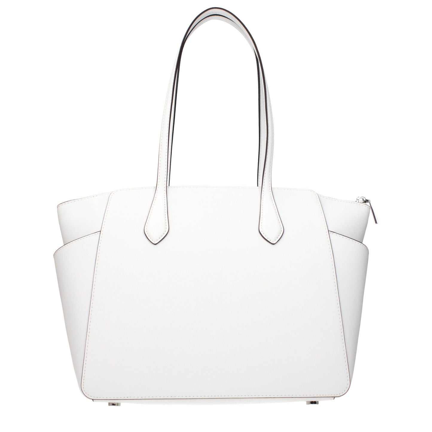 Shoulder Bag by Michael Kors for women in leather white showcases a statuesque silhouette, artfully detailed with a secure , organized , and versatile shoulder-strap for a statuesque look.
