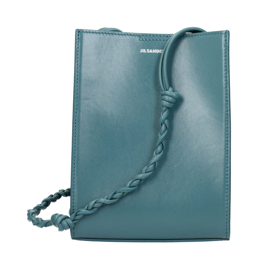 Crossbody Handbag by Jil Sander for women in leather green features an versatile silhouette, showcasing a secure and versatile with versatile crossbody-strap for a versatile finish.