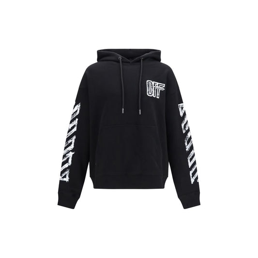 Off-White Black Cotton Sweatshirt