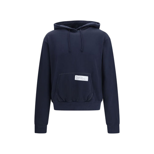 Maison Margiela Blue Cotton Sweatshirt