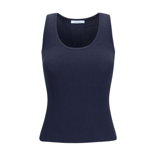 Max Mara Blue Viscose Tank Tops