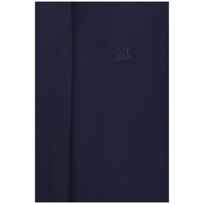 Max Mara Blue Silk Shirt