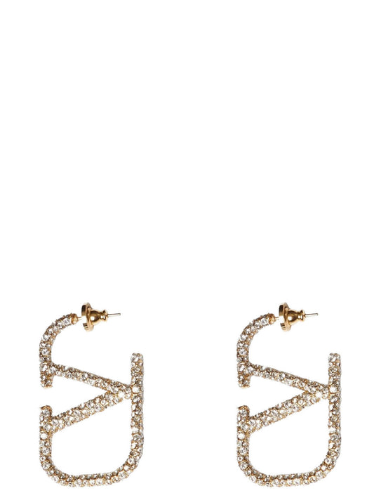 Valentino Garavani Gold Brass Earrings