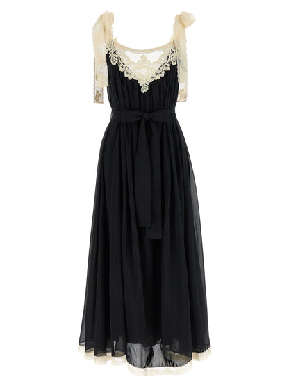 Zimmermann Bicolor Cotton Long Dress