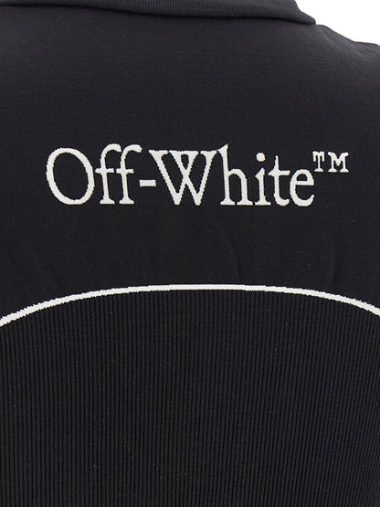 Off-White Black Polyamide Sport Bra