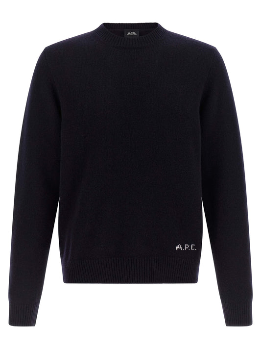 A.P.C. Blue Wool Cardigan