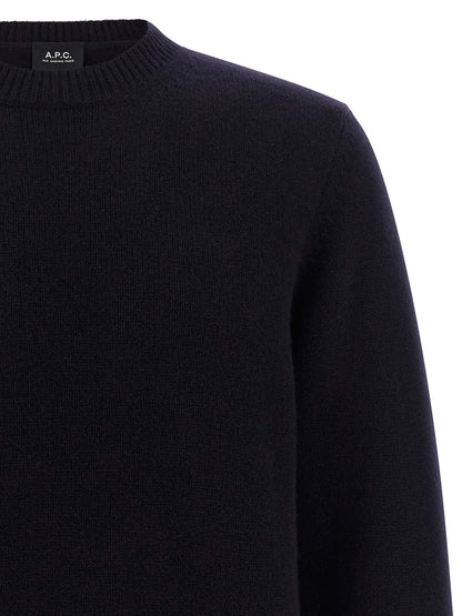 A.P.C. Blue Wool Cardigan