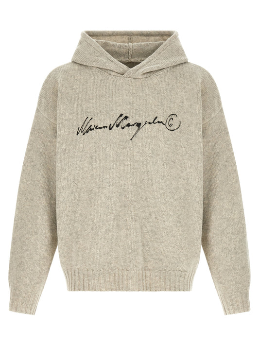 MM6 Maison Margiela Gray Wool Cardigan