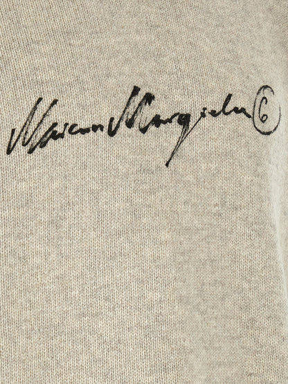 MM6 Maison Margiela Gray Wool Cardigan