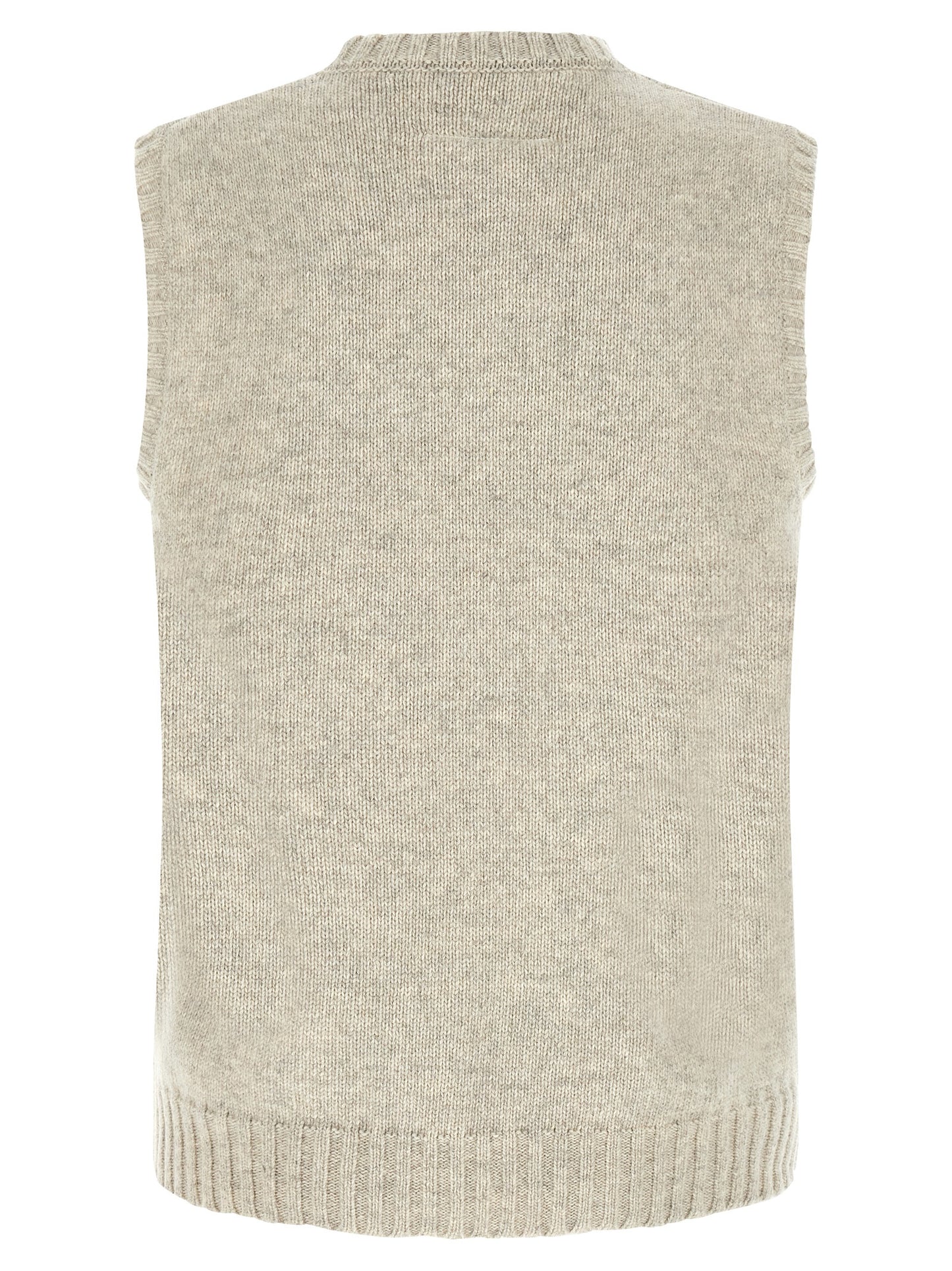MM6 Maison Margiela Gray Wool Sweatshirt