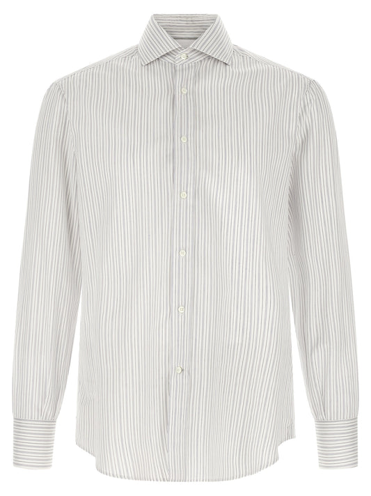 Brunello Cucinelli Blue Cotton Blouse