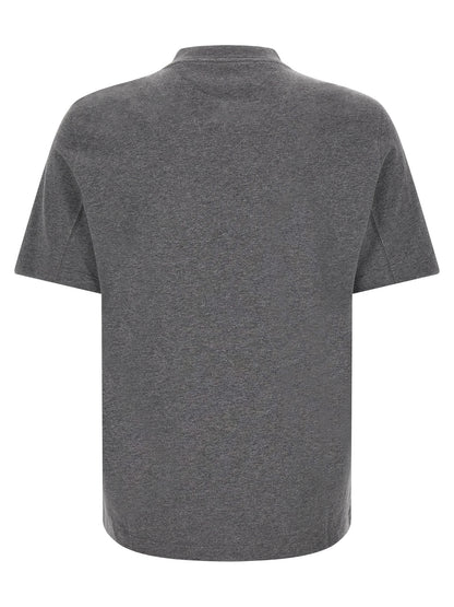Brunello Cucinelli Gray Cotton T-Shirt