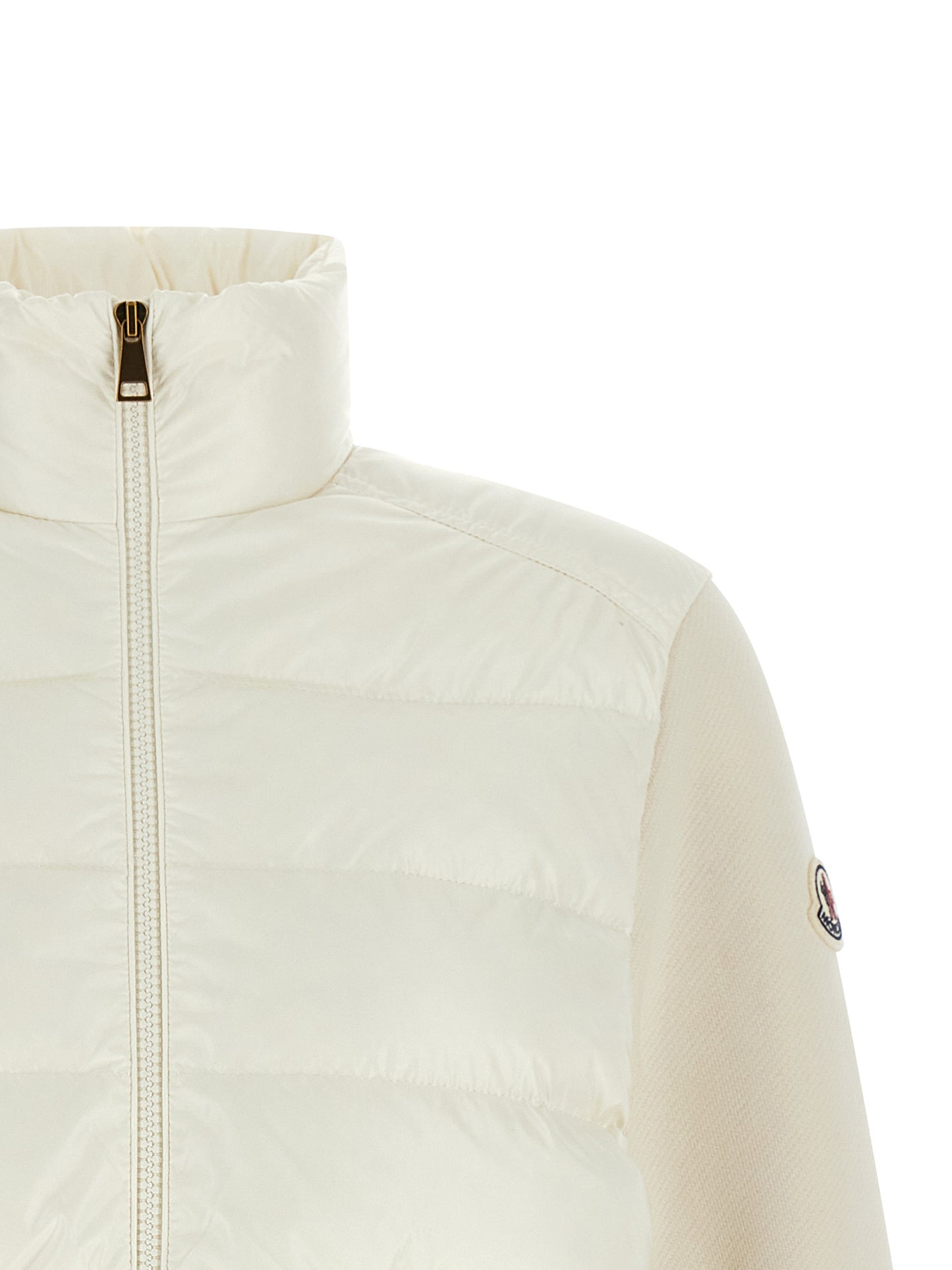 Moncler White Polyamide Cardigan