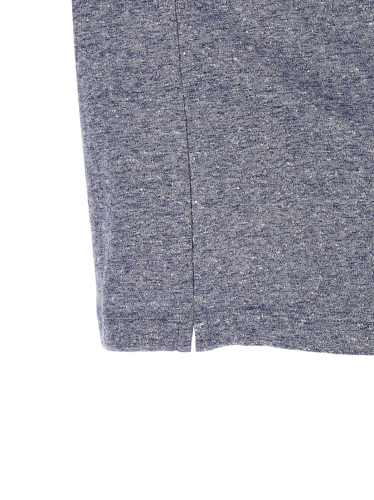 Brunello Cucinelli Blue Linen T-Shirt