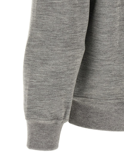 Sweatshirt Hoodie by Brunello Cucinelli for men in cashmere silk & polyamide gray features a authentic silhouette, showcasing a sophisticated and authentic detail for a refined finish.