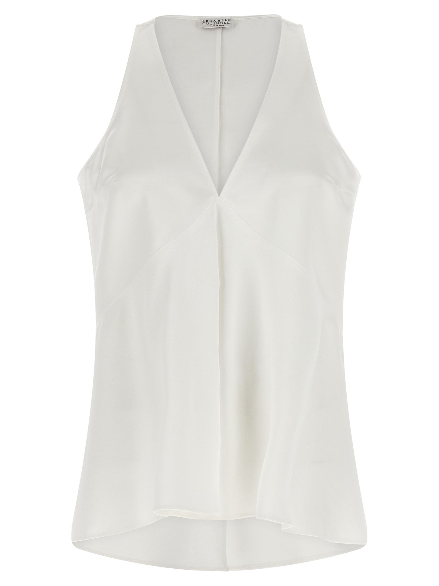 Brunello Cucinelli White Cotton Shirt