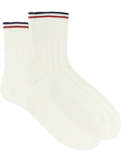 Brunello Cucinelli White Cotton Socks