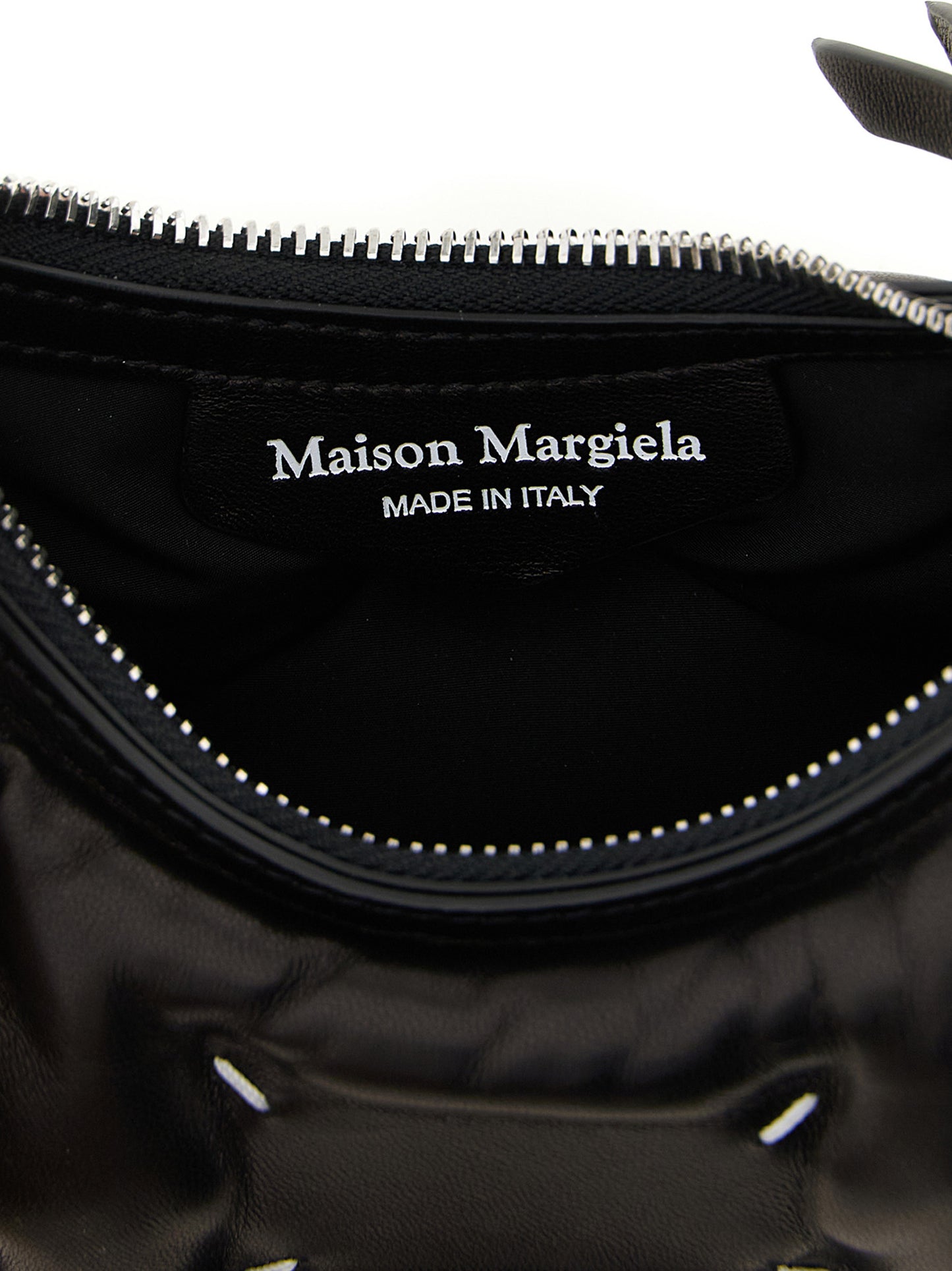 Maison Margiela Black Lamb Leather Crossbody Bag
