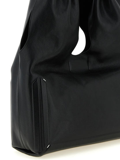 Maison Margiela Black Lamb Leather Shoulder Bag