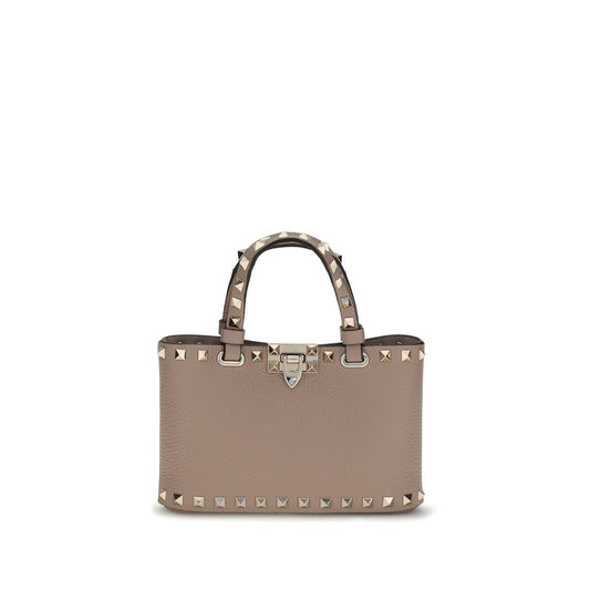 Mini Shopper Handbag by Valentino Garavani for women in bos taurus calfskin leather multicolor features a signature silhouette, showcasing a secure hook and signature with versatile handle for a sophisticated look.
