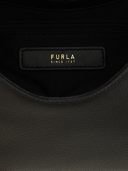 Furla Black Calfskin Handbag