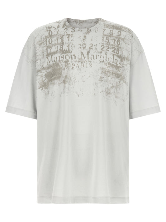 Maison Margiela Gray Cotton T-Shirt