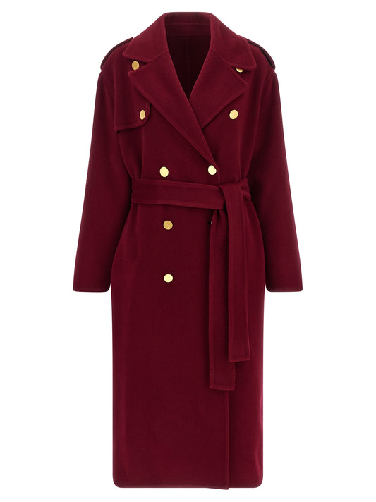 Alberta Ferretti Multicolor Wool Coat