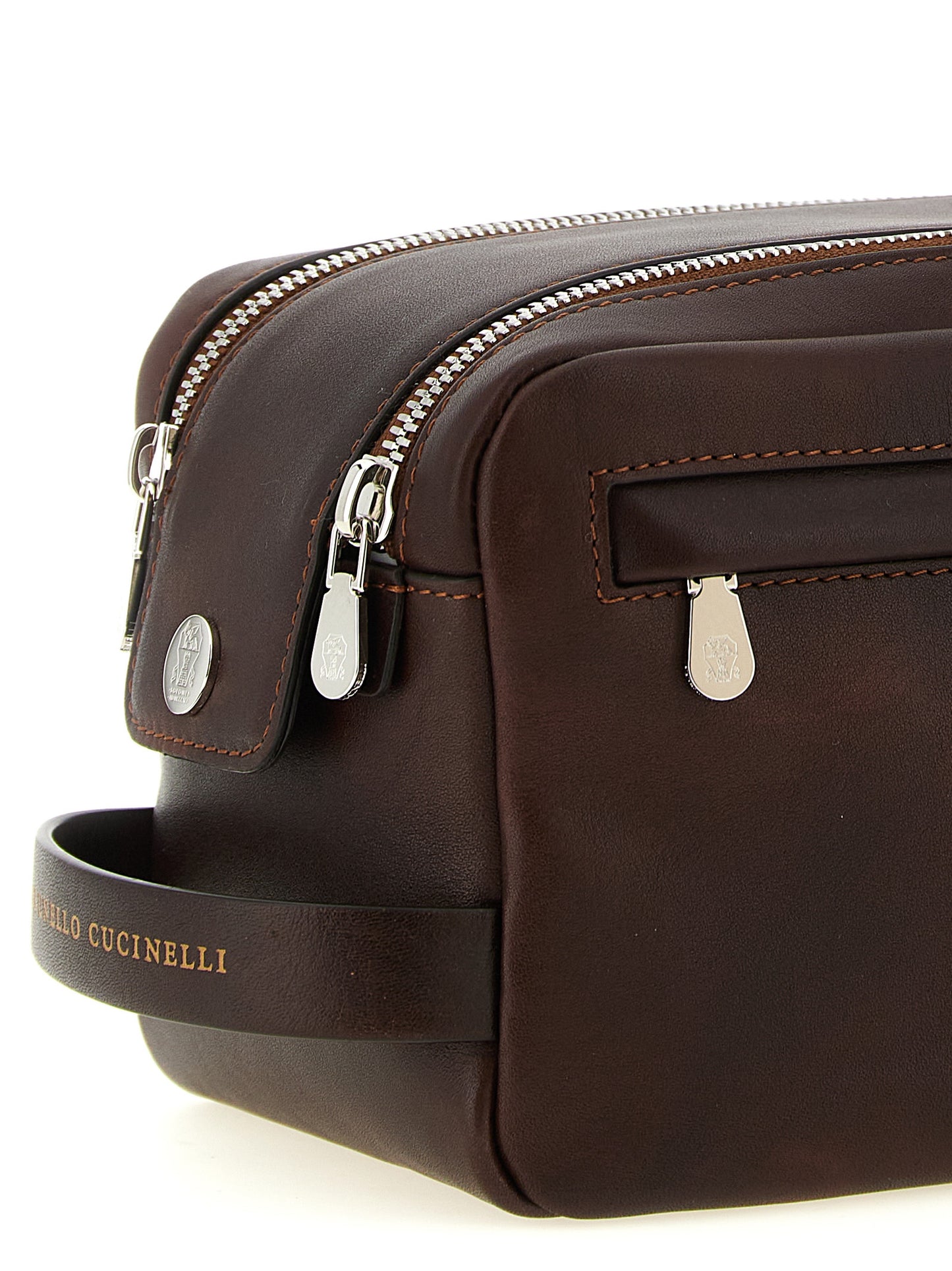 Brunello Cucinelli Bordeaux Calfskin Accessories