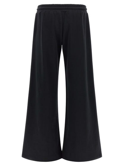 Off-White Black Cotton Joggers (Workout Pants)
