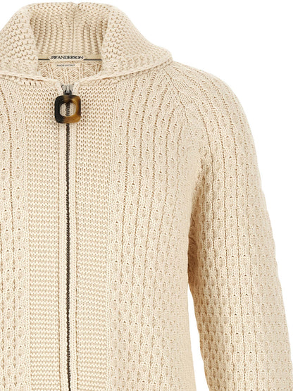 J.W.Anderson White Cotton Cardigan