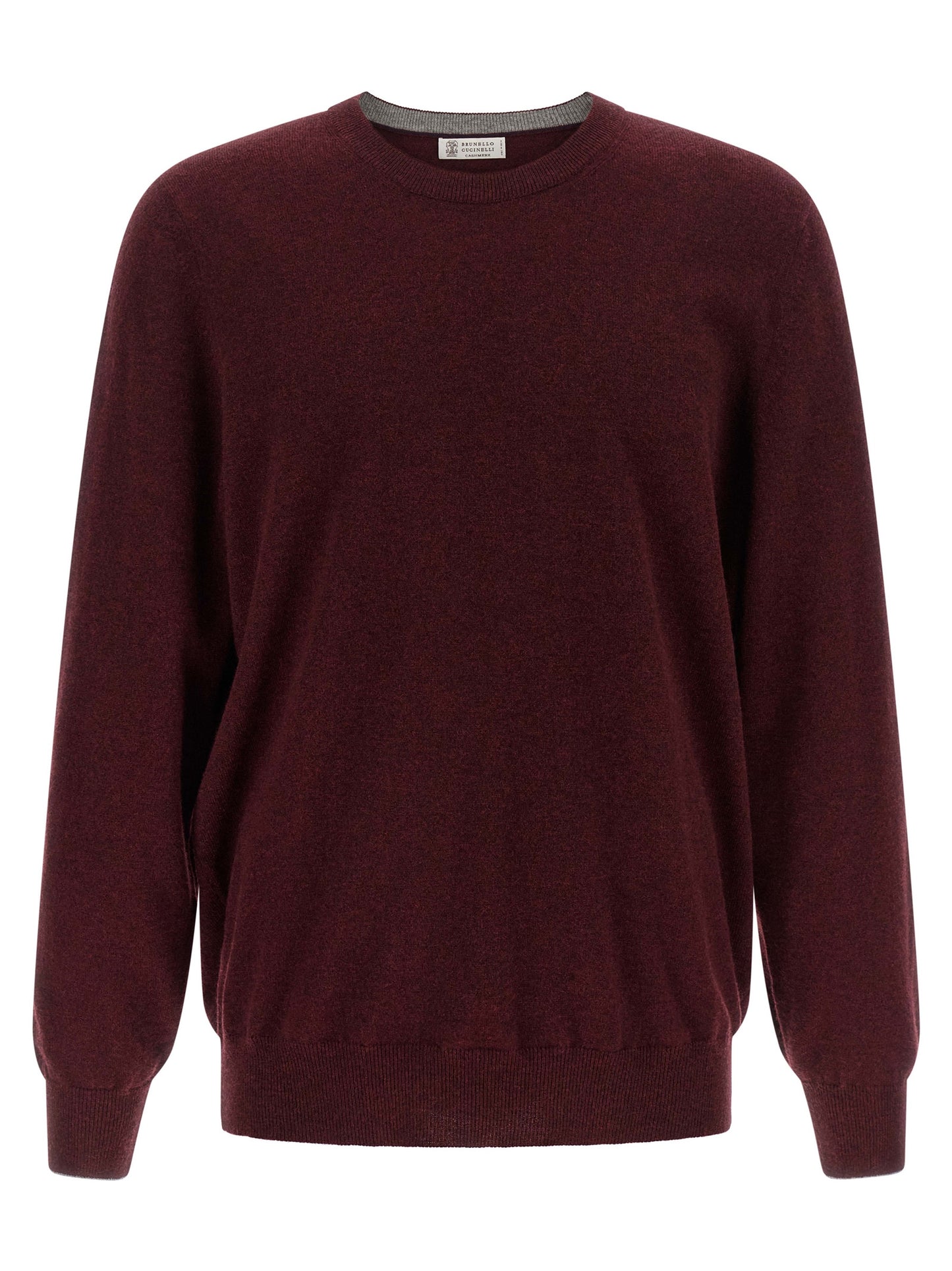 Brunello Cucinelli Bordeaux Cashmere Cardigan