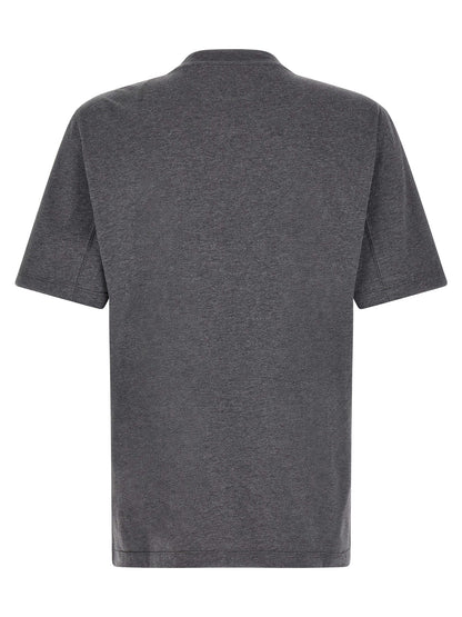 Brunello Cucinelli Gray Cotton T-Shirt