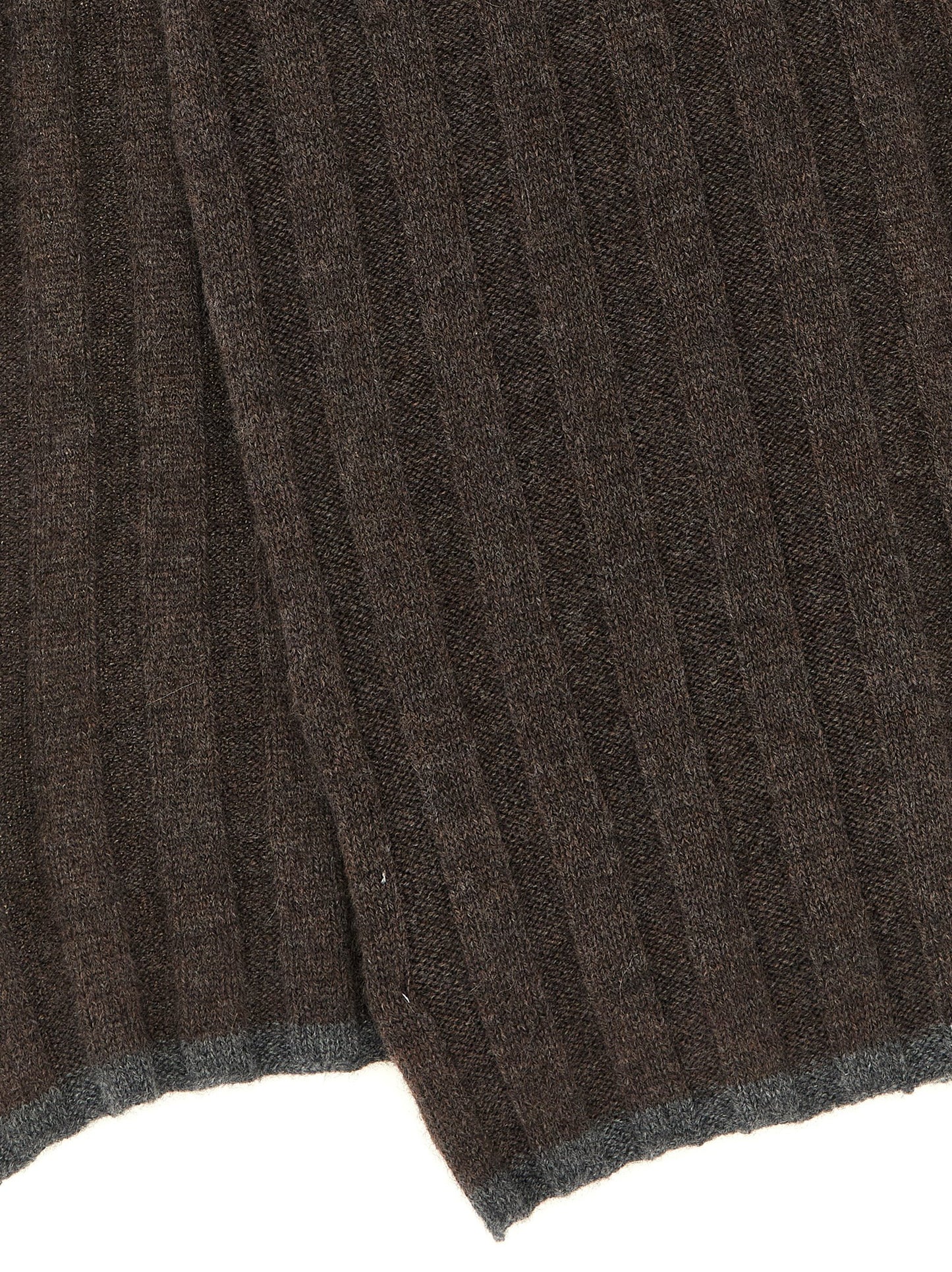 Brunello Cucinelli Brown Cashmere Scarf
