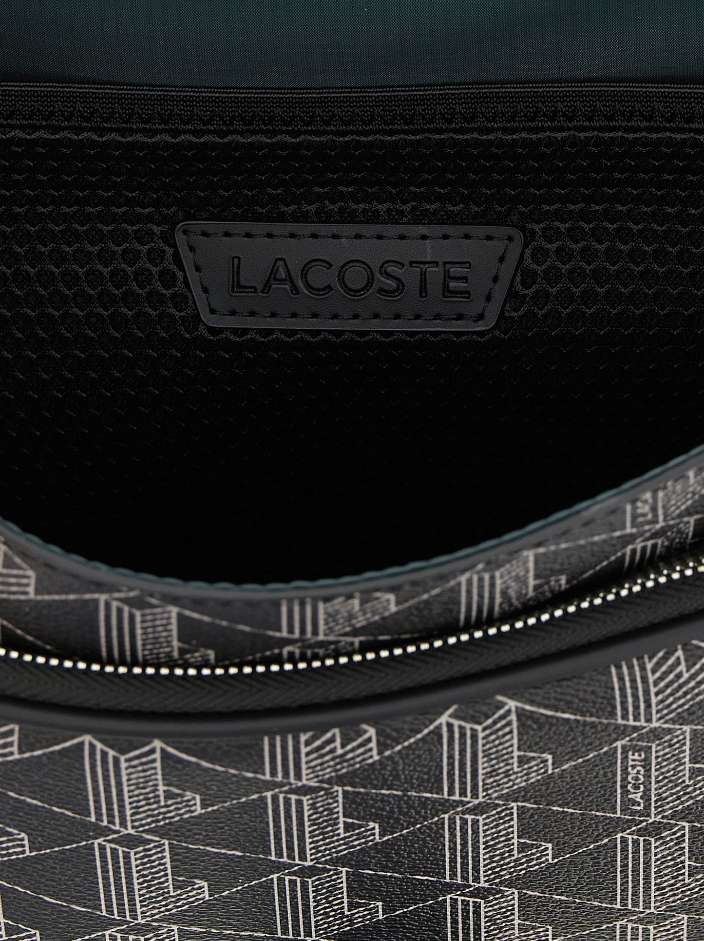 Lacoste Black Pvc Crossbody Bag