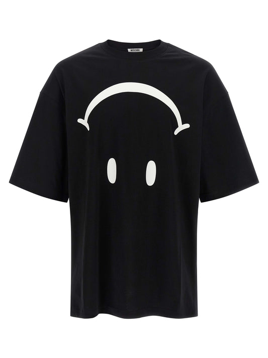 Moschino Bicolor Cotton T-Shirt