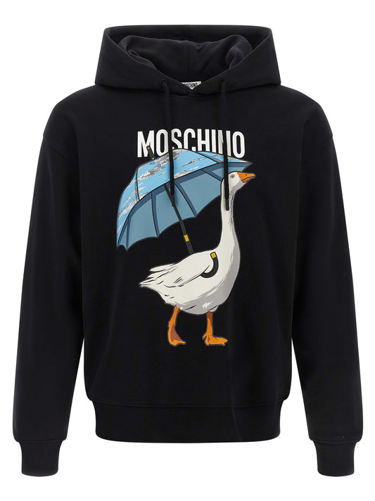 Moschino Black Cotton Sweatshirt