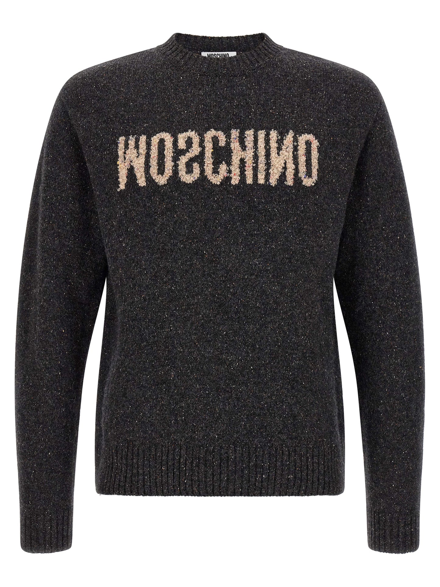 Moschino Gray Wool Cardigan