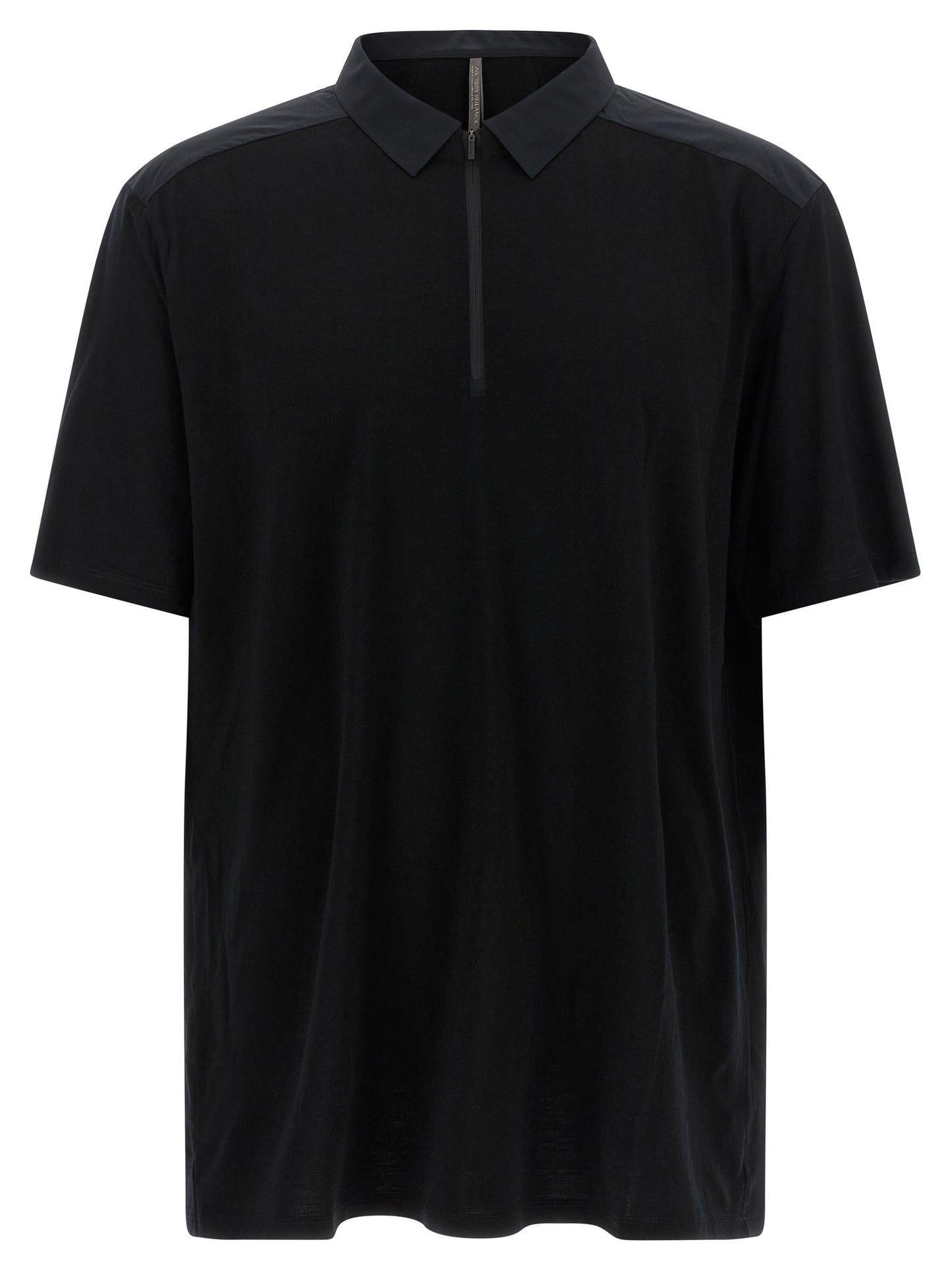 Arc'teryx Veilance Black Wool Polo Shirt