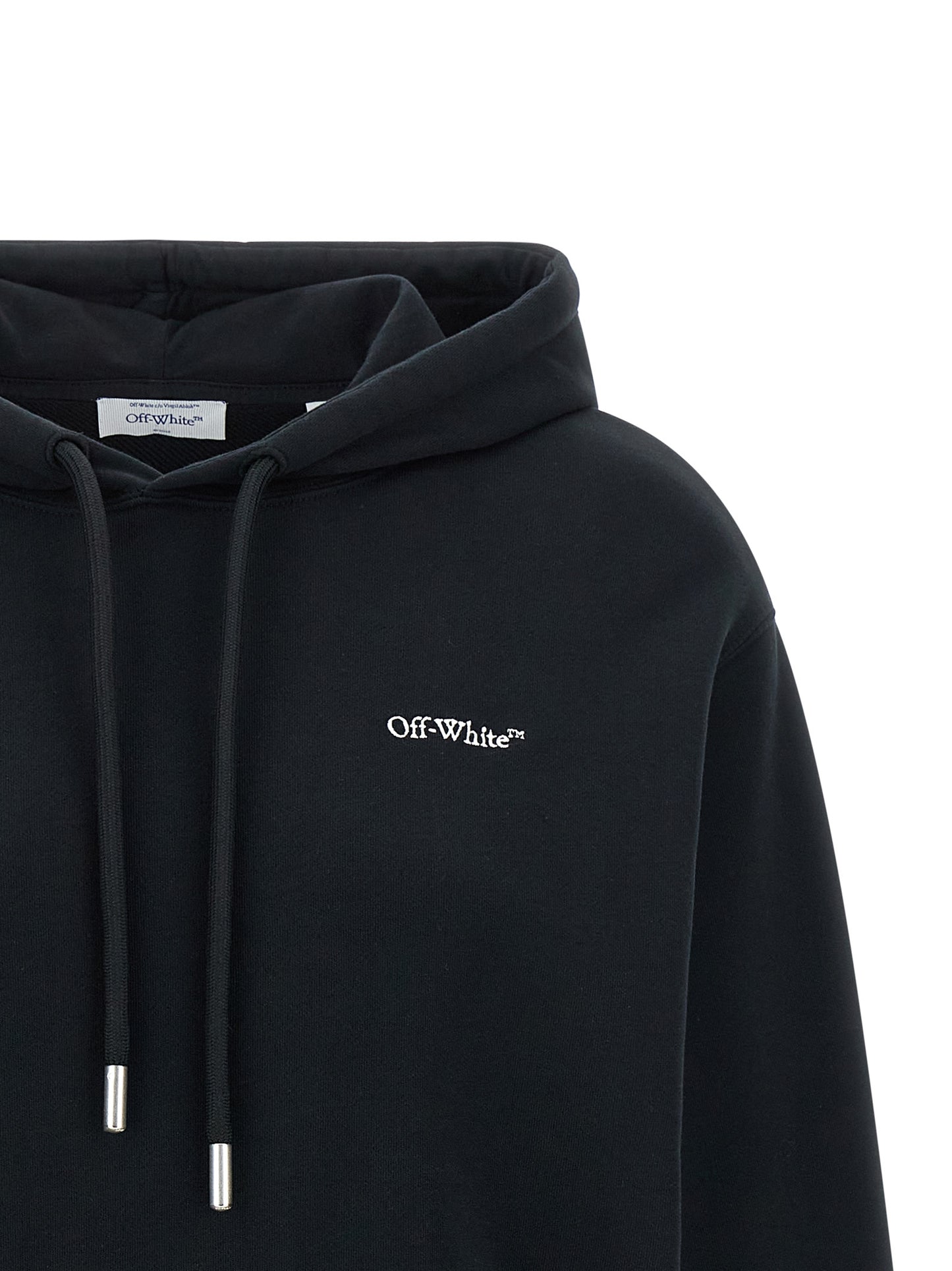 Off-White Black Cotton Sweatshirt