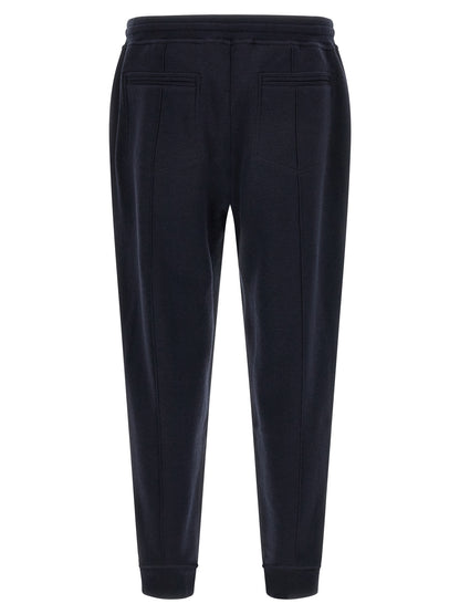 Brunello Cucinelli Blue Cotton Joggers (Workout Pants)