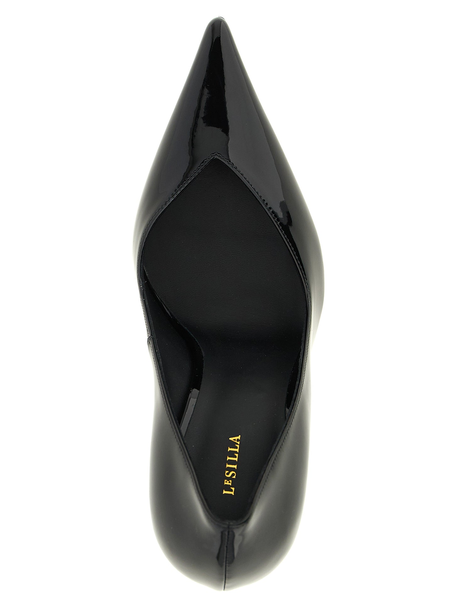 LE SILLA Black Polyethylene High Heel Pumps